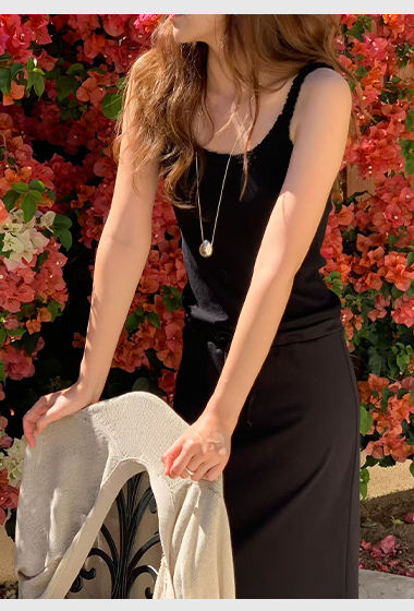 B15.大V家蕾絲滾邊背心