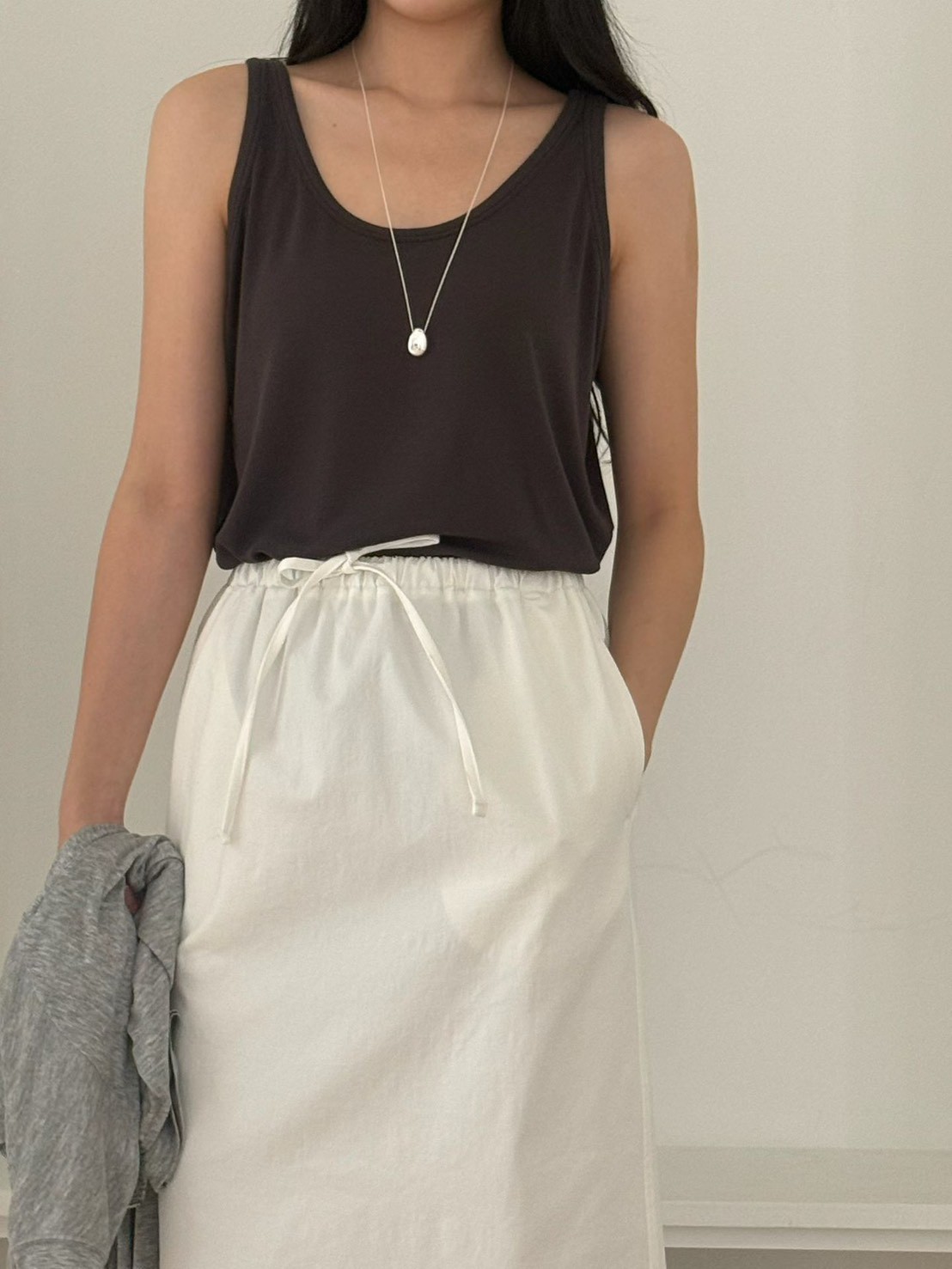 B06.百搭U領彈性背心