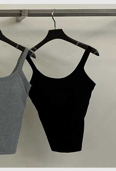 B74.好身材羅紋彈性BRA TOP