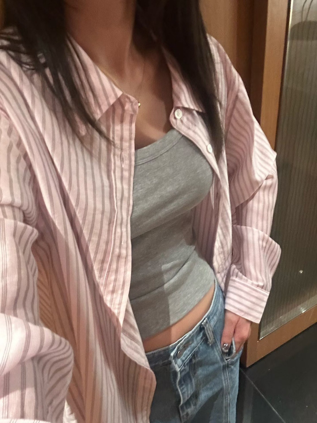 B74.好身材羅紋彈性BRA TOP