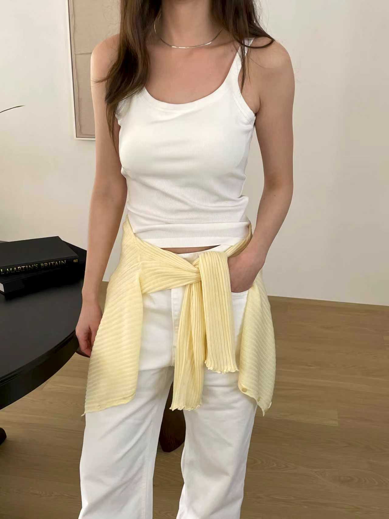 B74.好身材羅紋彈性BRA TOP