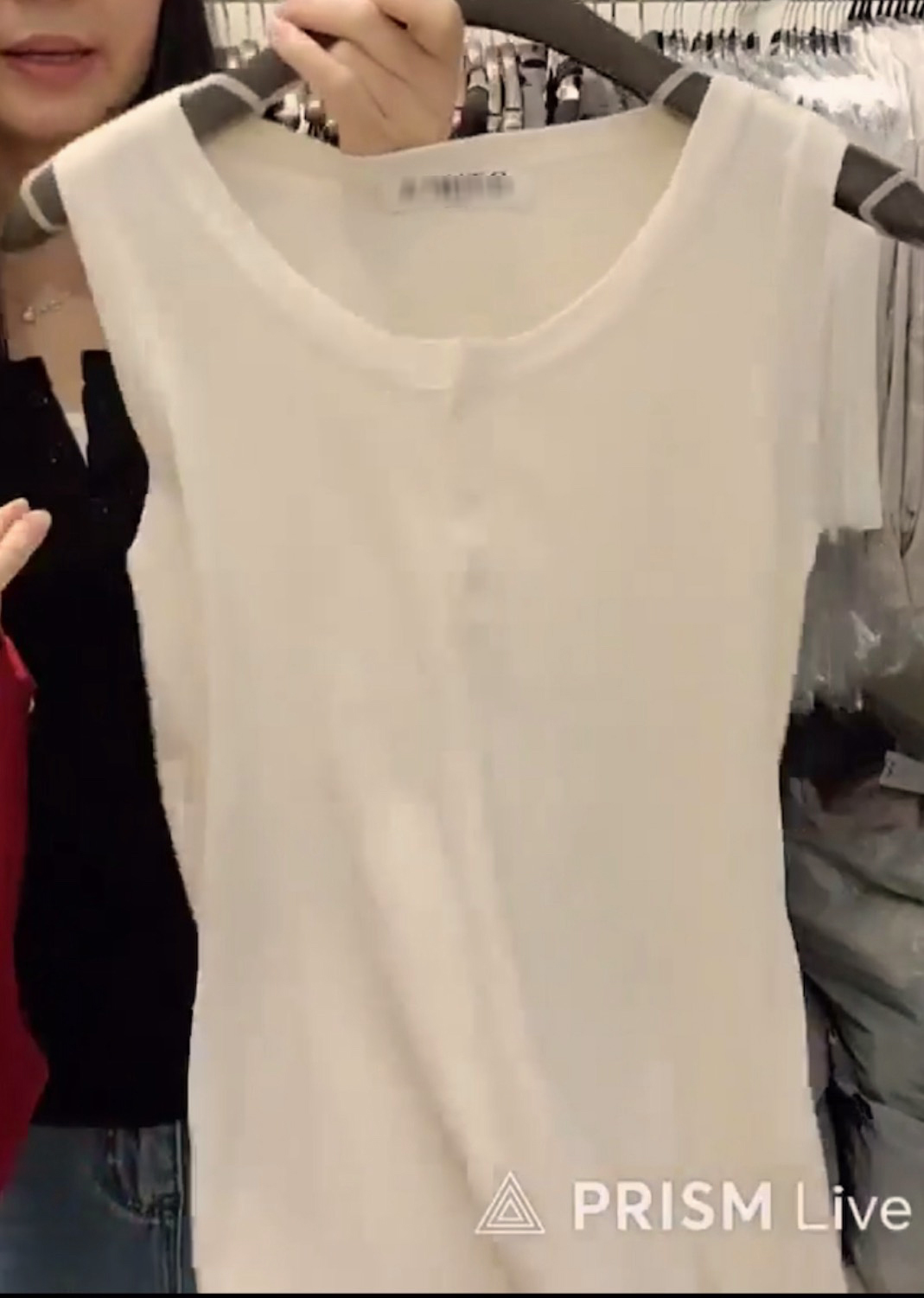 B72.超顯瘦三釦VISCOSE背心