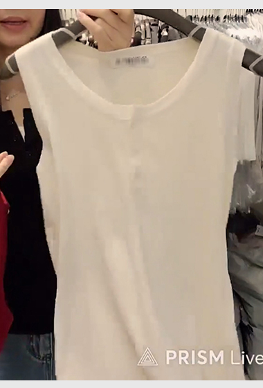 B72.超顯瘦三釦VISCOSE背心