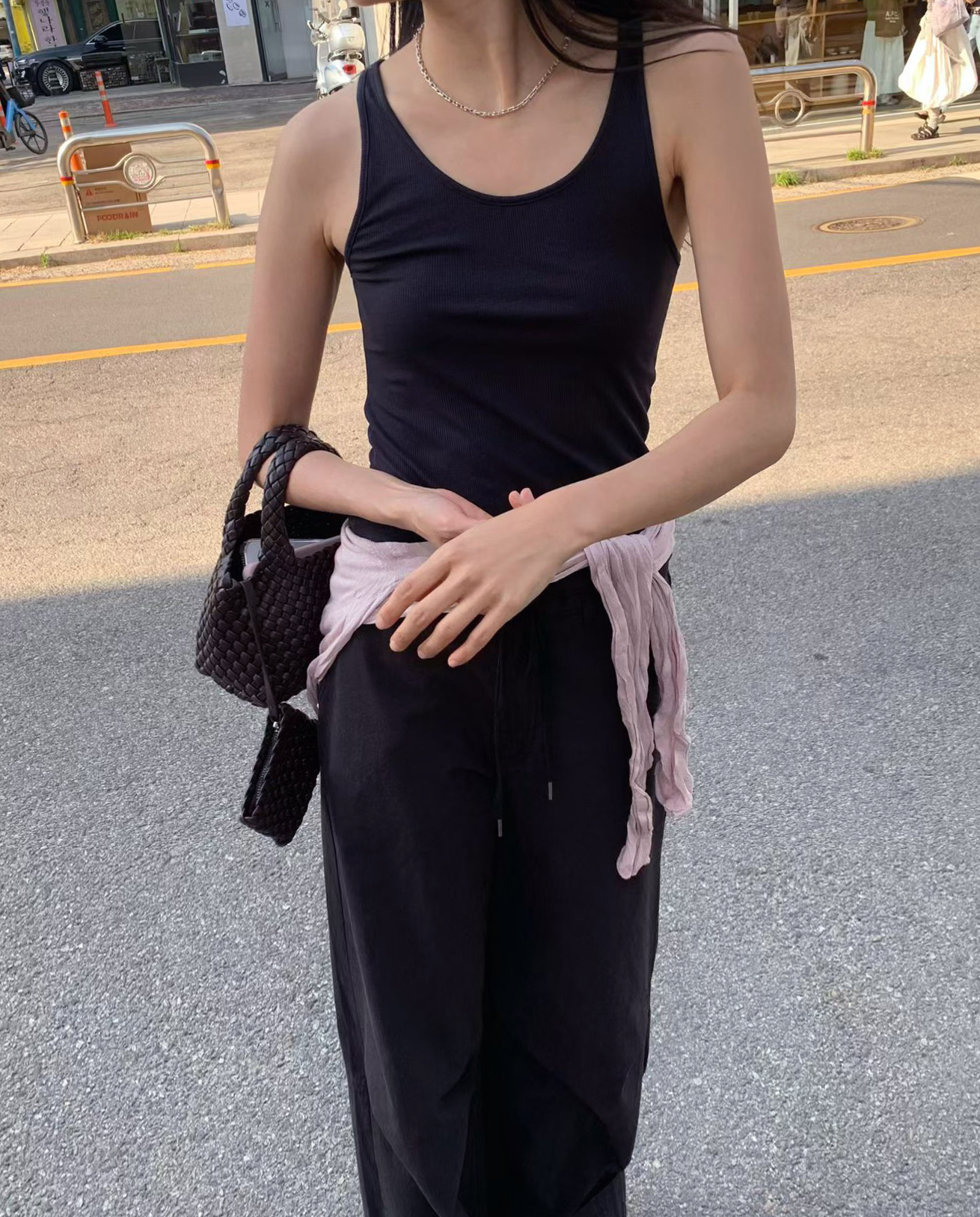 B41.清爽家夏天素雅背心