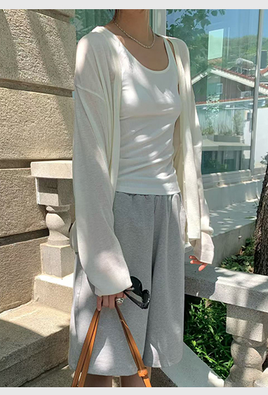 B41.清爽家夏天素雅背心