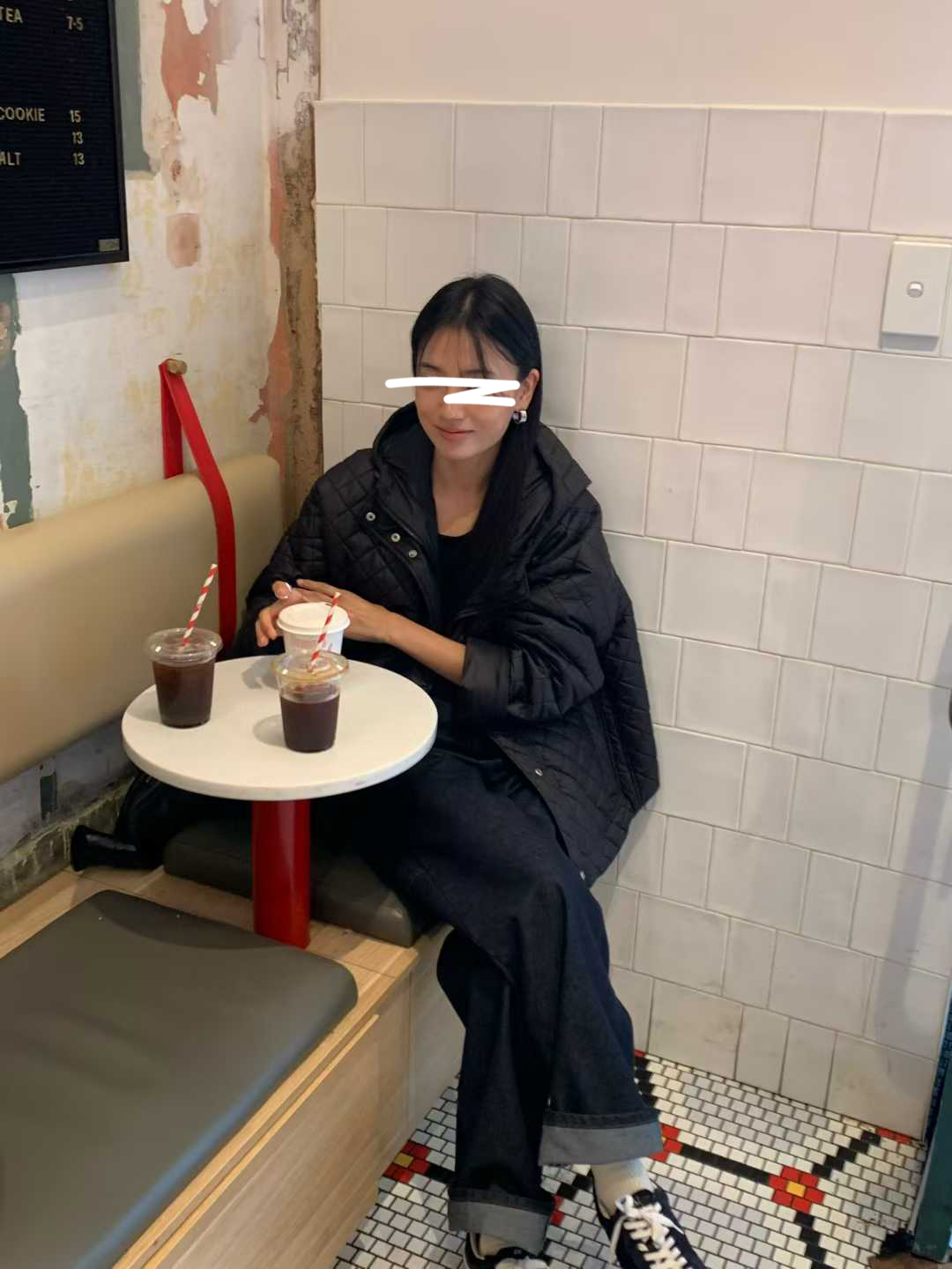 B42.清爽家正反兩穿菱格鋪棉連帽外套
