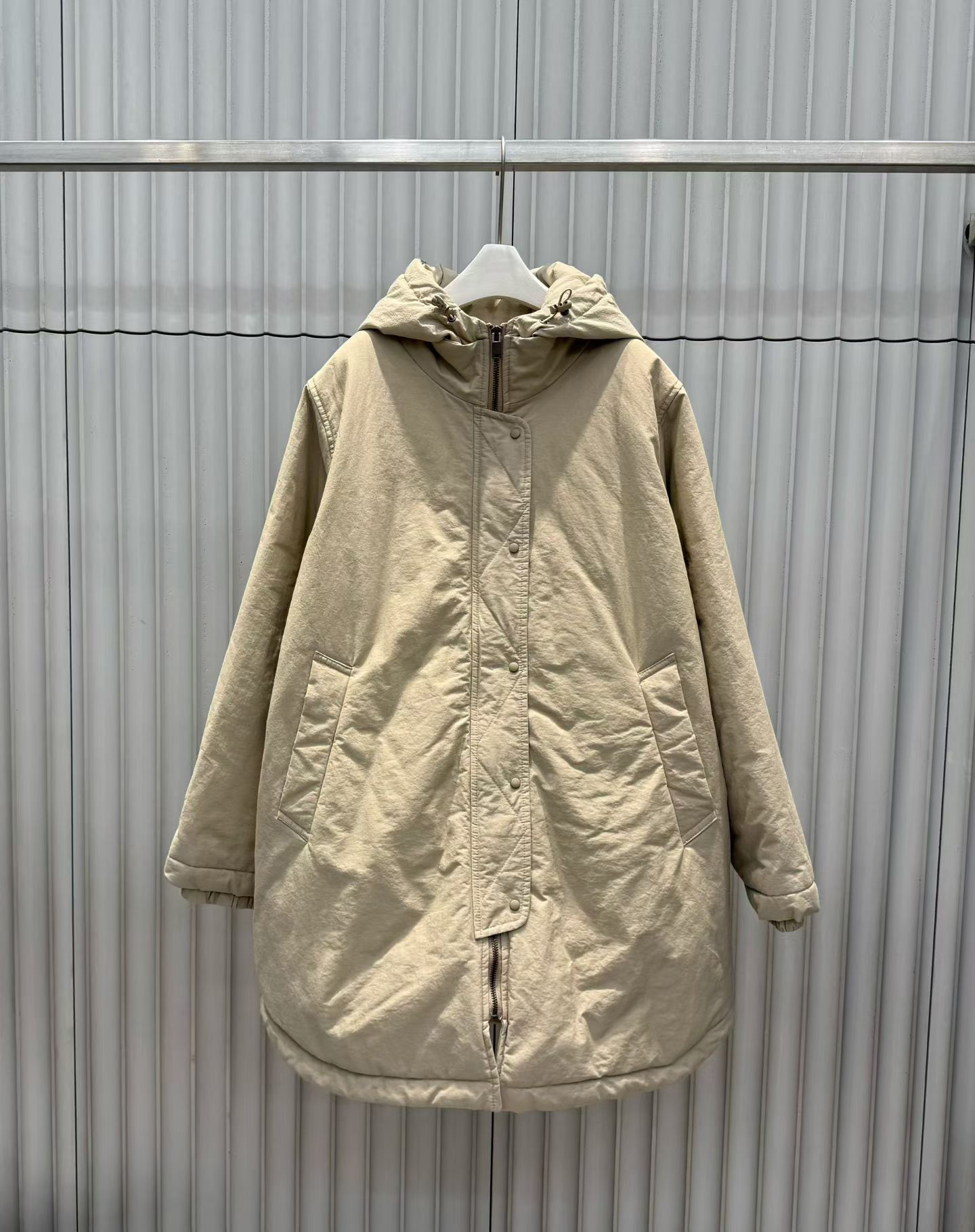 B40.帽可調家戶外休閒內毛毛外套