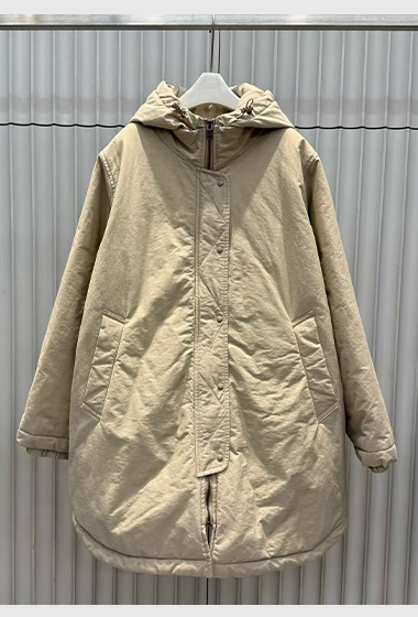 B40.帽可調家戶外休閒內毛毛外套