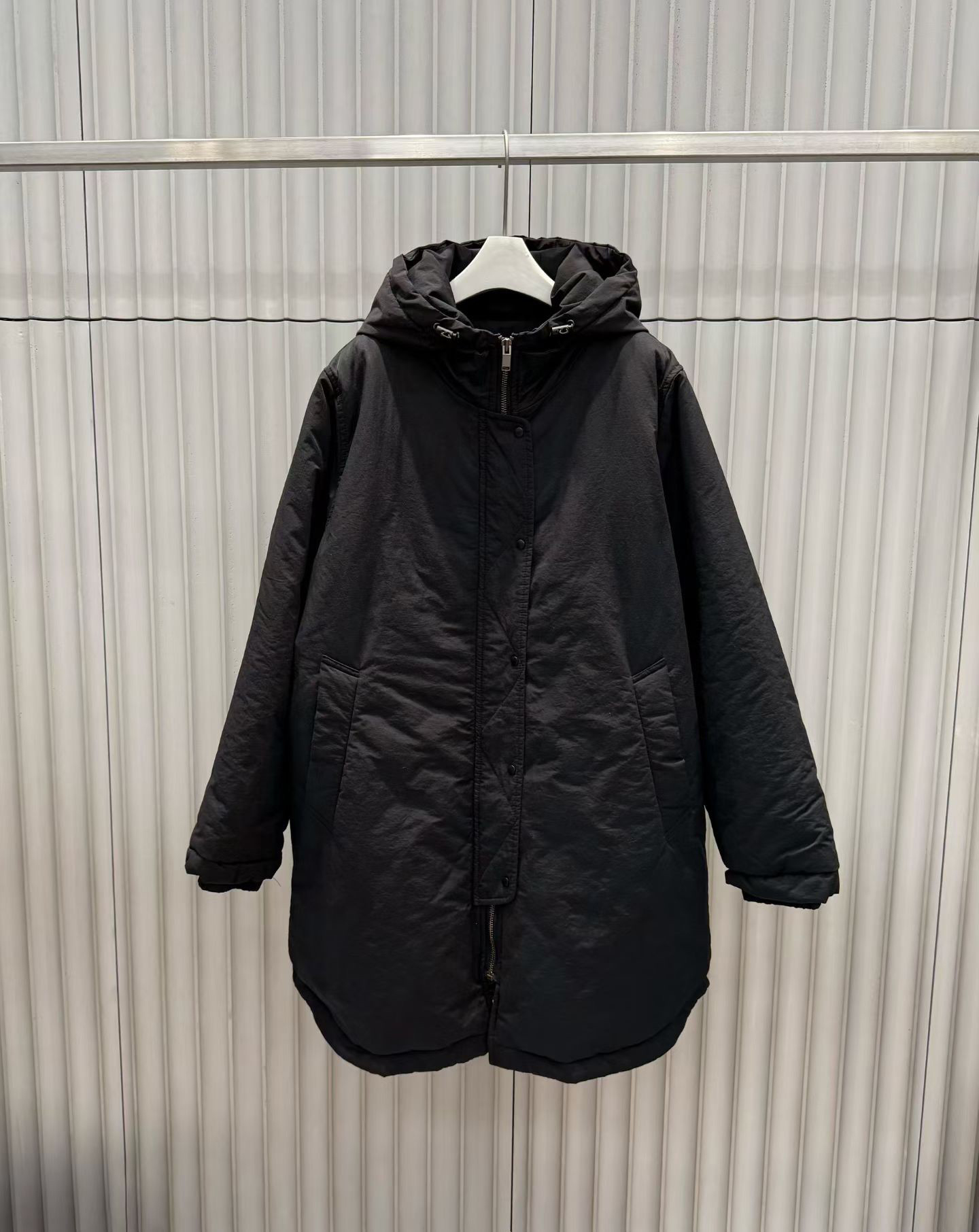 B40.帽可調家戶外休閒內毛毛外套