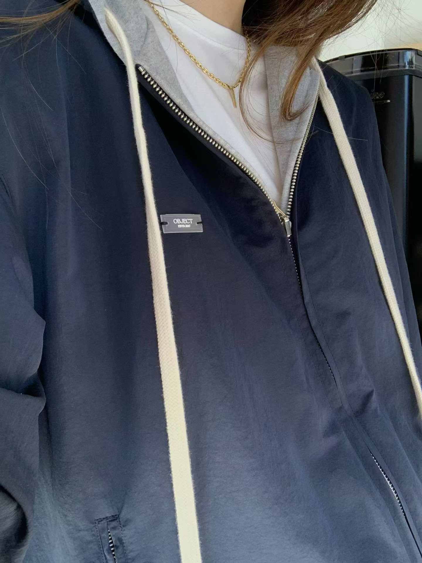 A10.纖瘦家防風雙面連帽外套