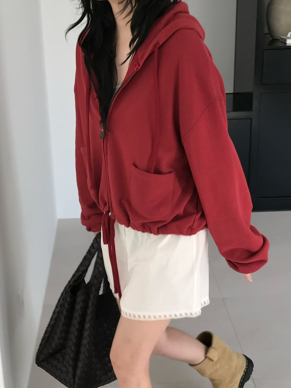 B76.小V家俏麗連帽短外套