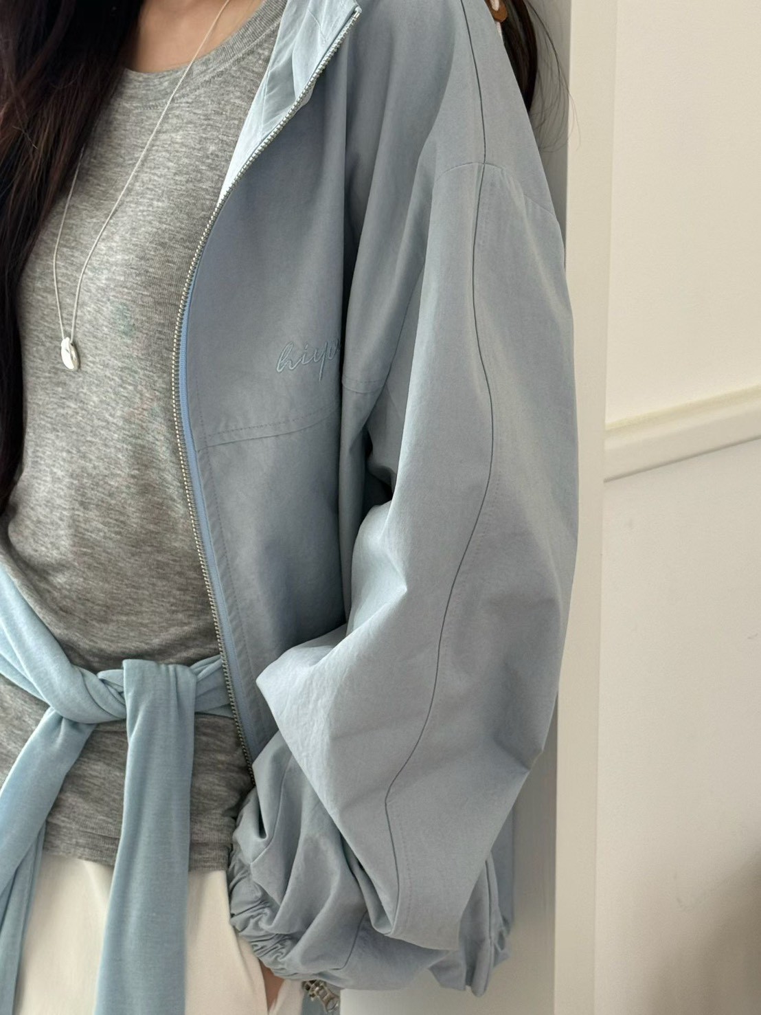 B11.馬卡龍連帽防風外套