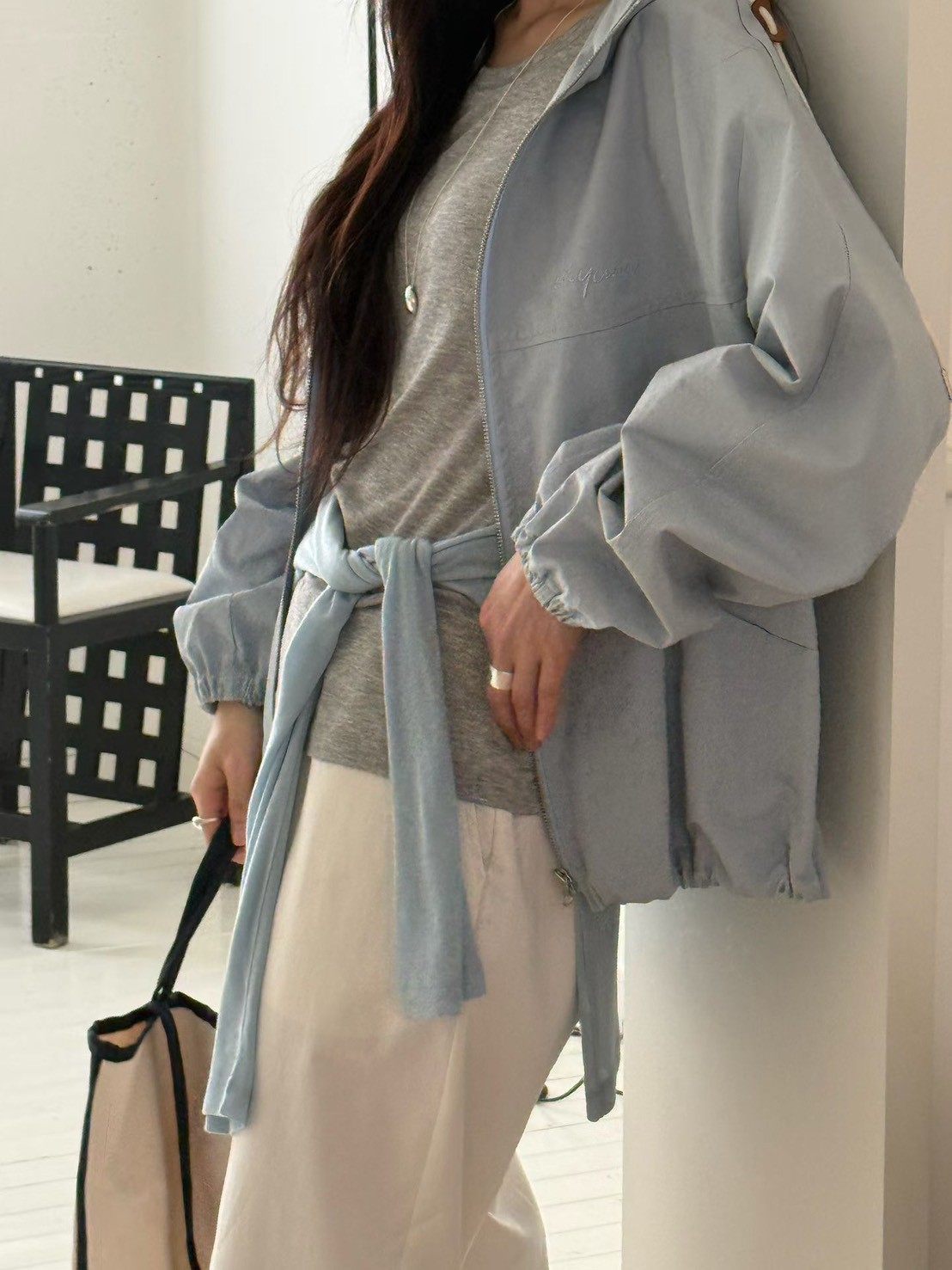 B11.馬卡龍連帽防風外套