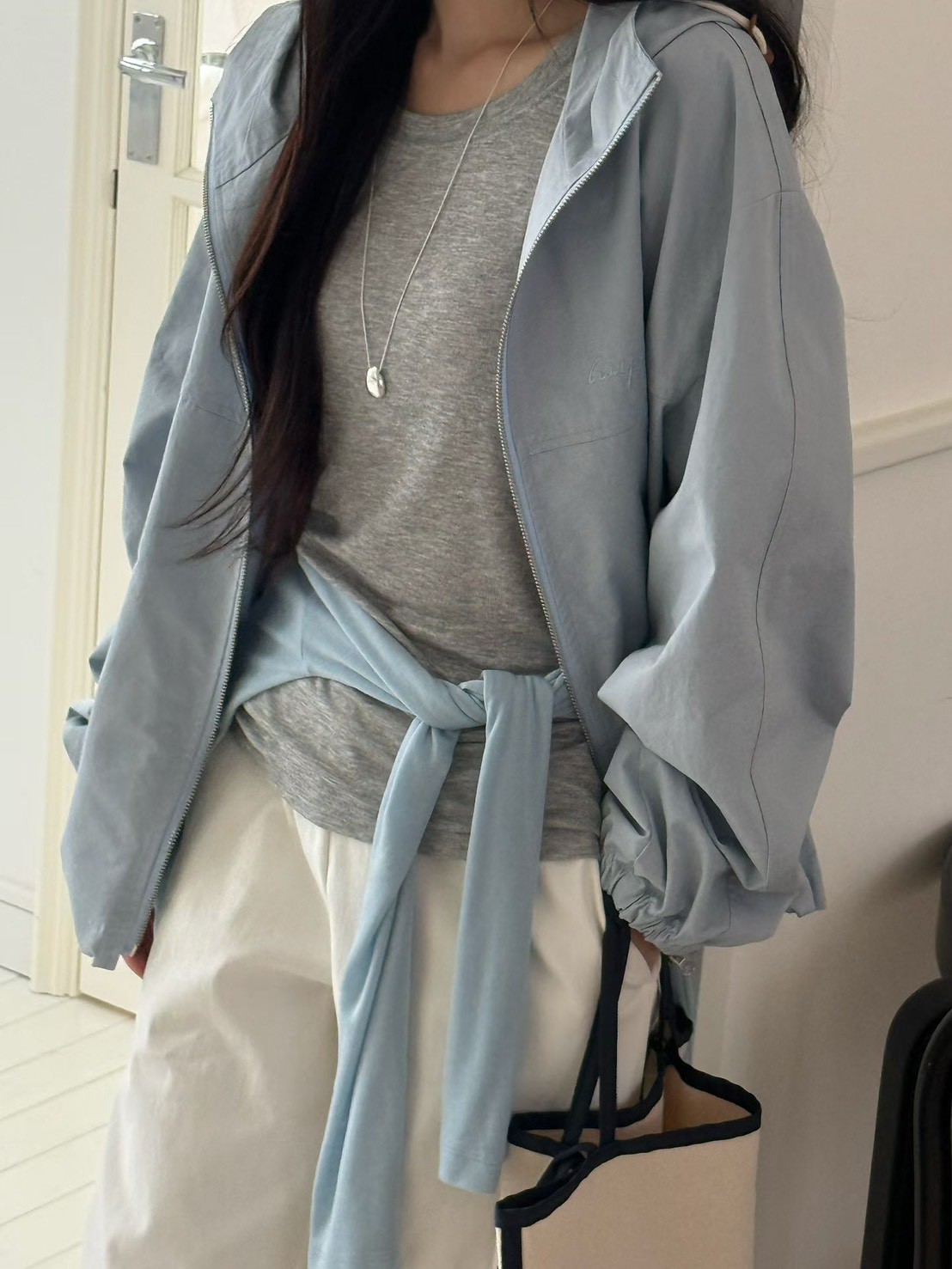 B11.馬卡龍連帽防風外套