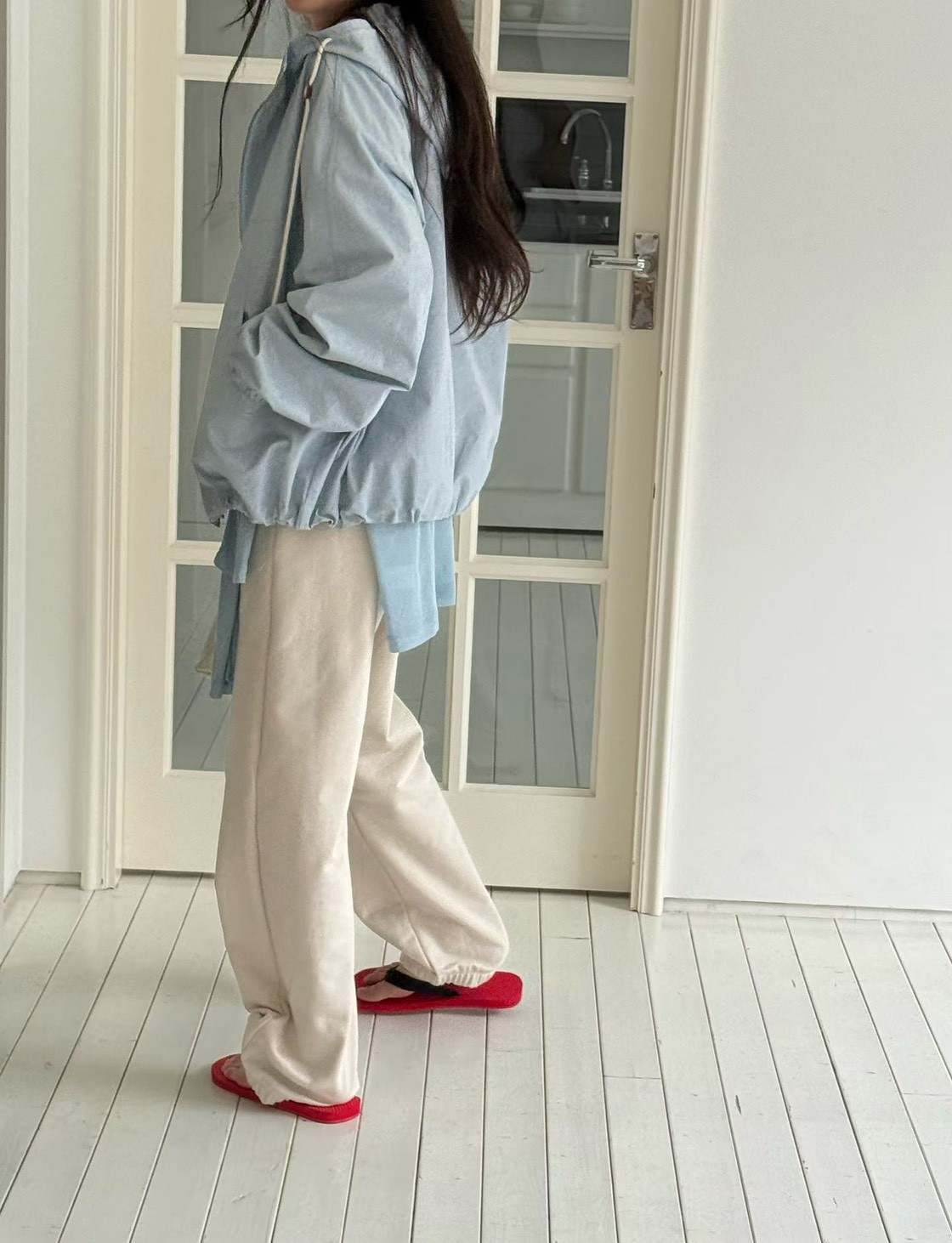 B11.馬卡龍連帽防風外套