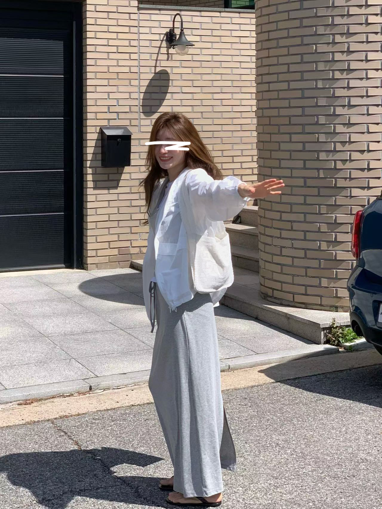 B106.纖瘦家時尚防風連帽外套