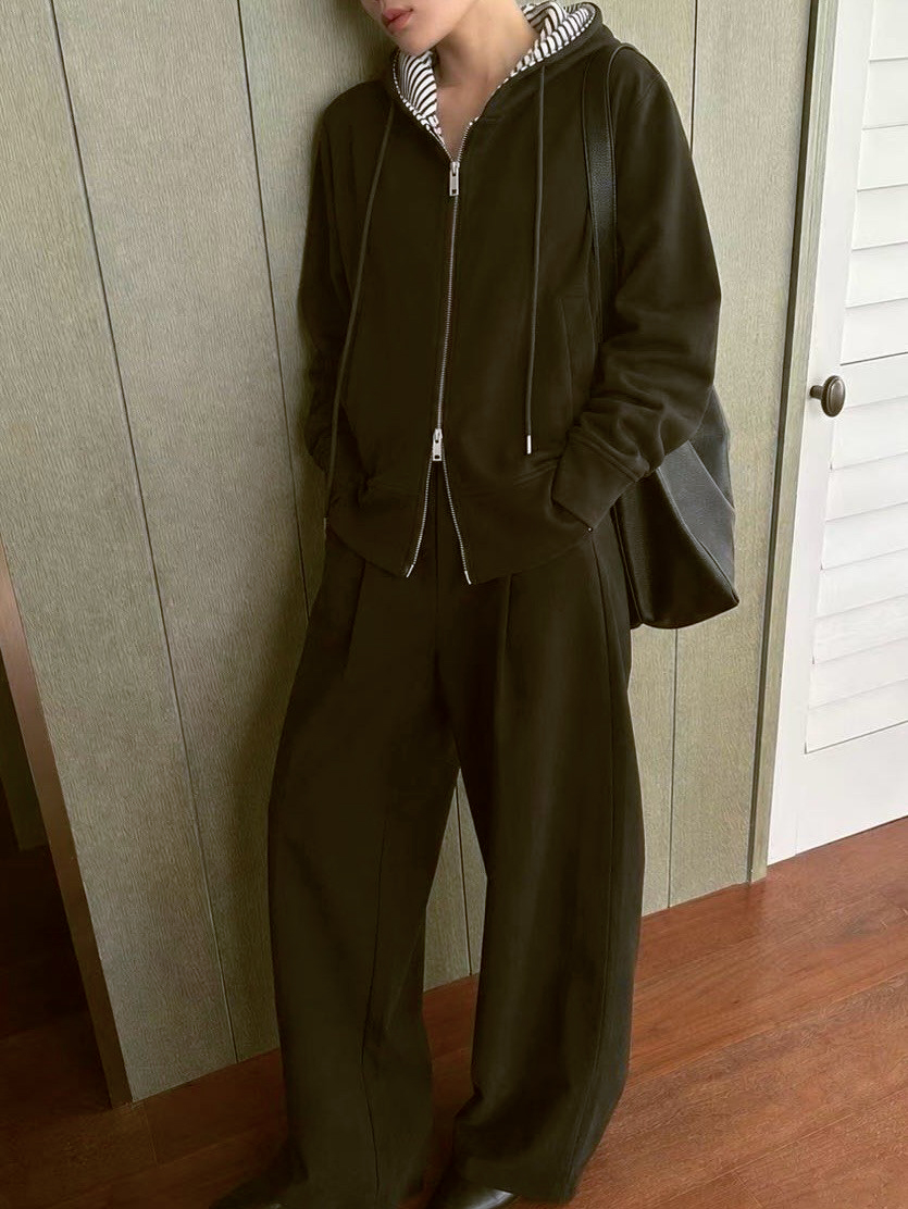 B35.悠閒風連帽休閒外套