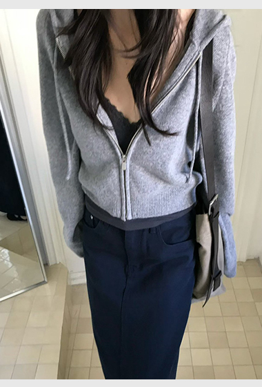 A06.小V家百搭拉克蘭連帽毛衣外套