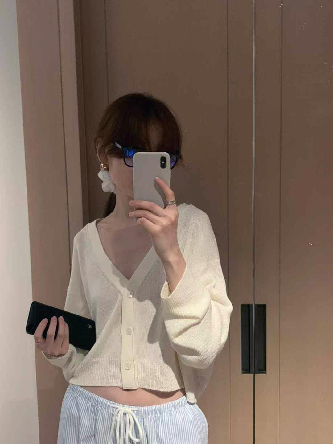 A17.顏值家甜美V領小外套