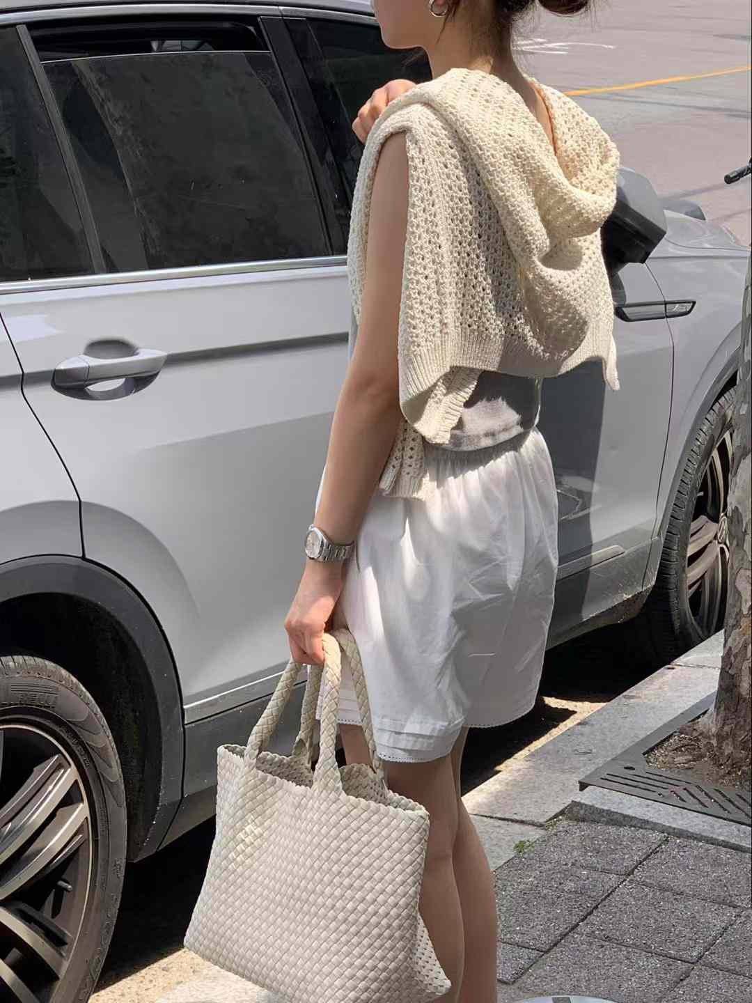 A92.清爽家洞洞感針織外套