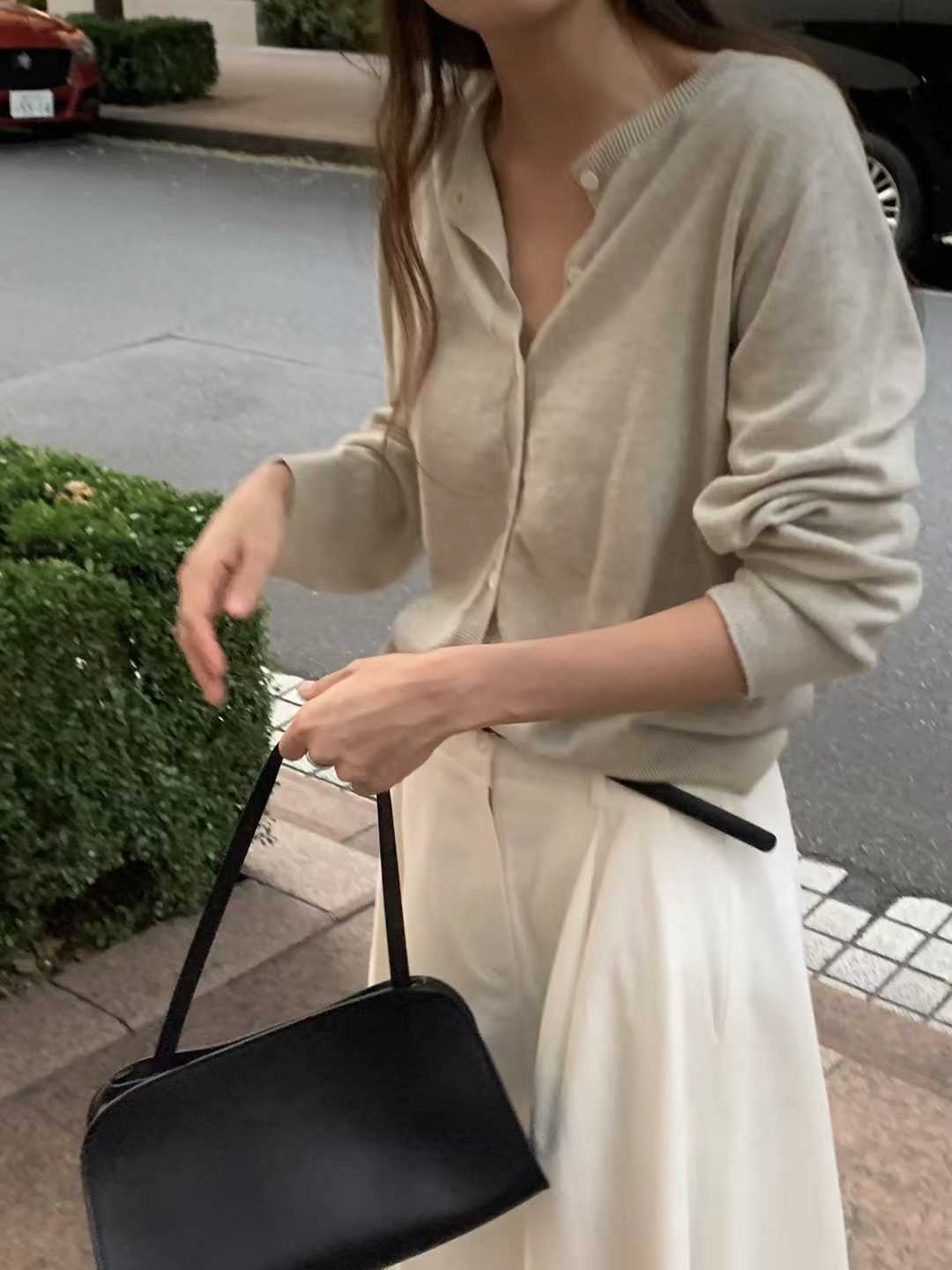 A101.顏值家柔色針織小外套