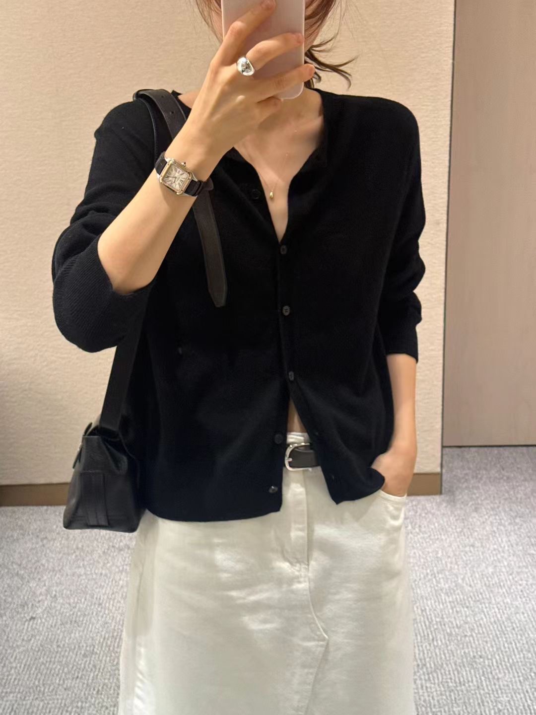 A21.顏值家柔色針織小外套