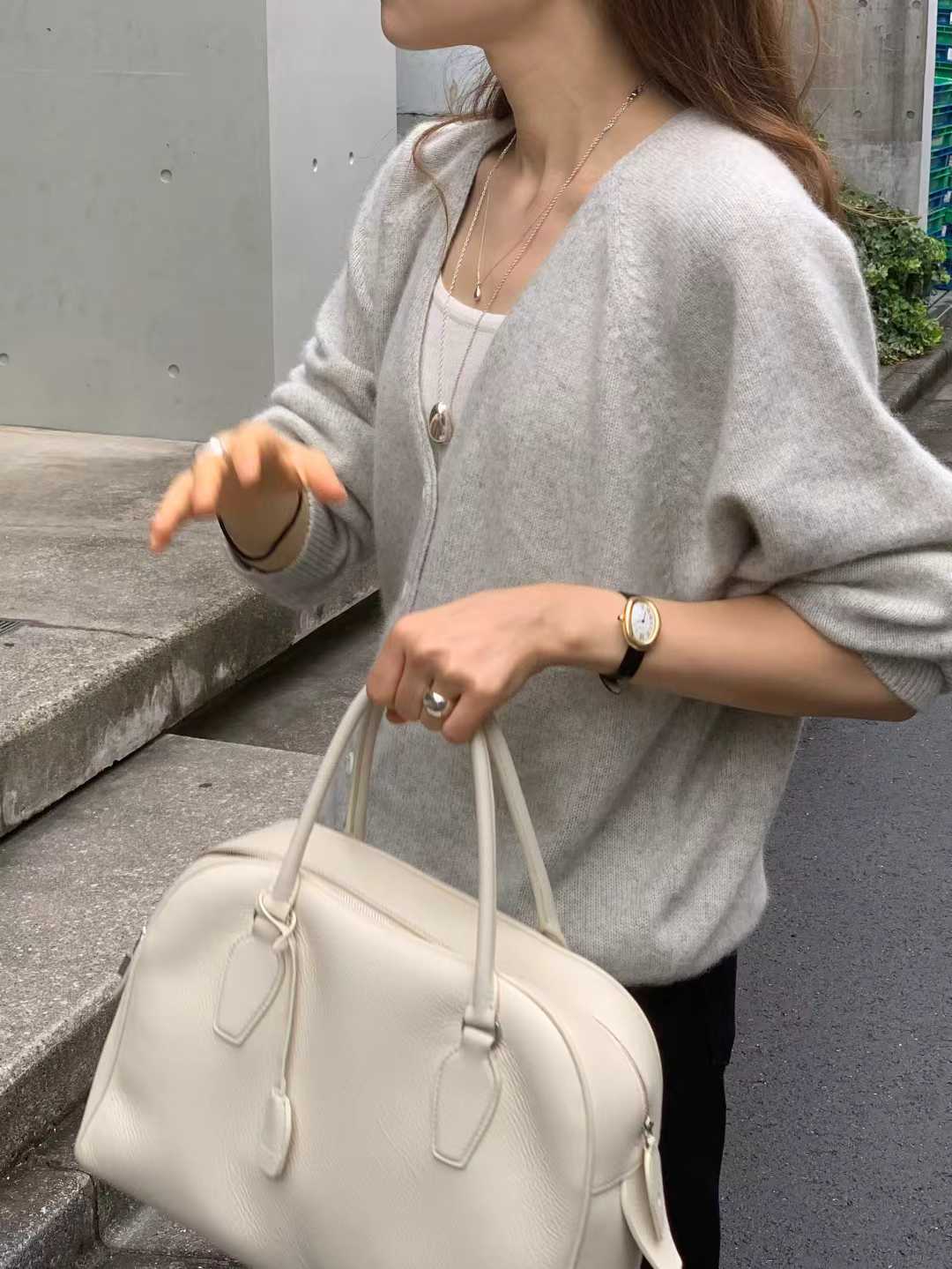A23.顏值家浣熊羊毛針織外套