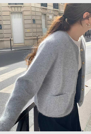 A26.顏值家輕奢安哥拉毛衣外套
