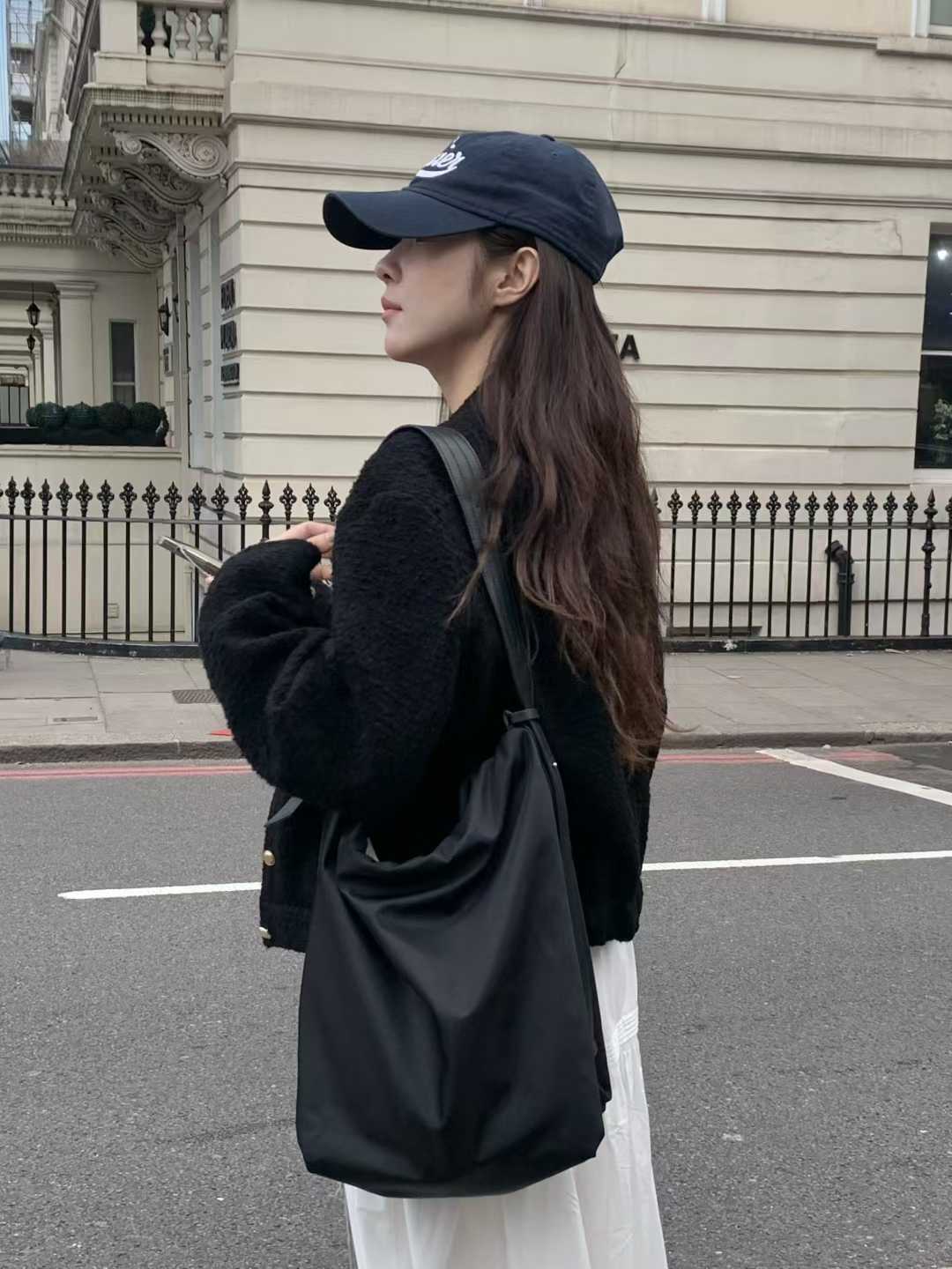 A61.小V家羊毛棒球領小香外套