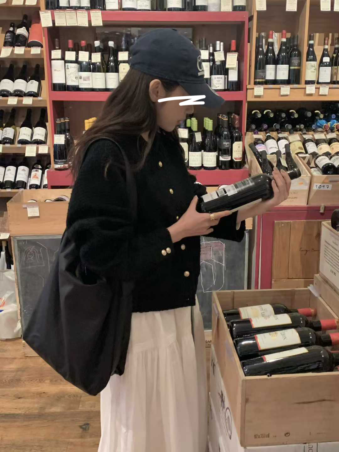 A61.小V家羊毛棒球領小香外套