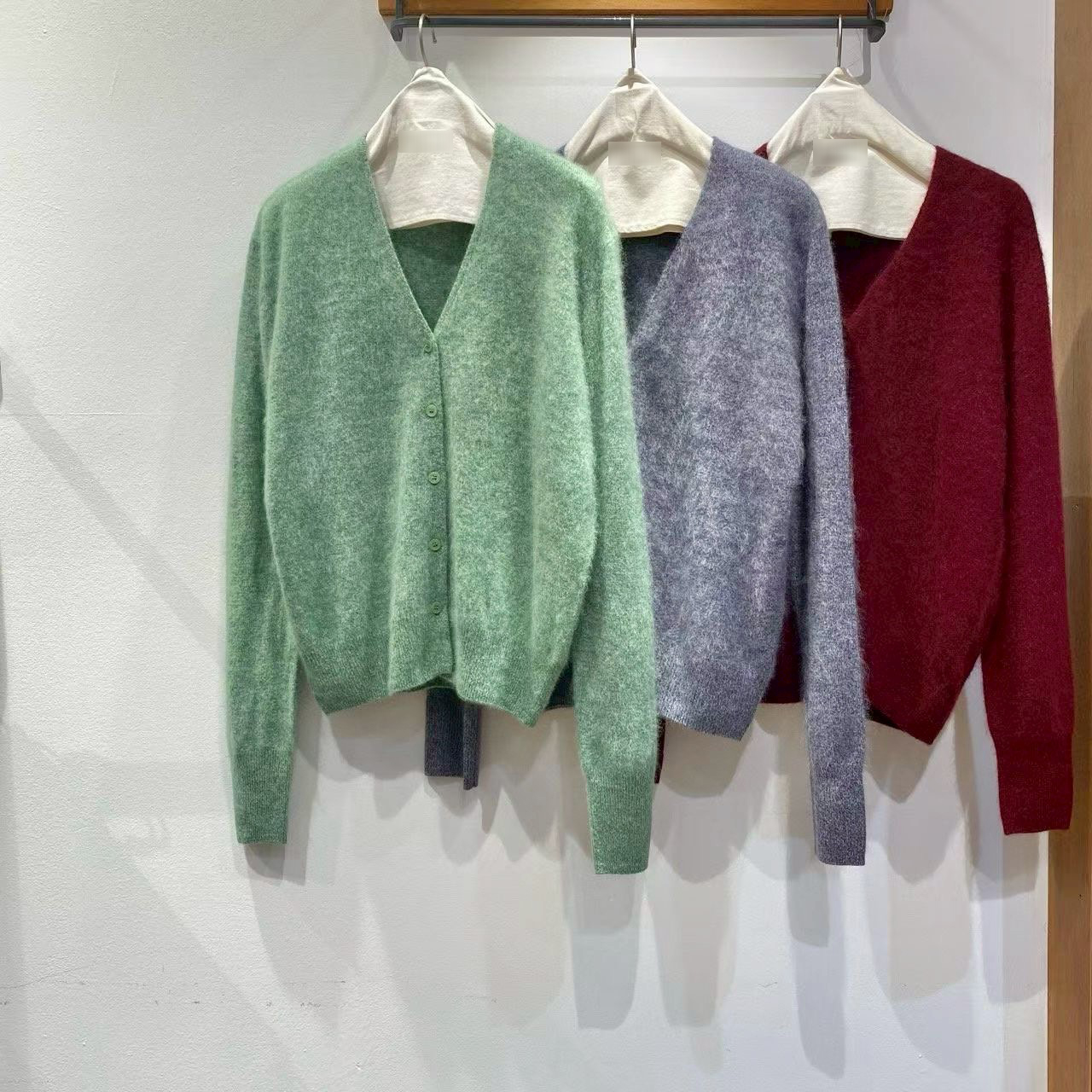 C31.高級手感95%CASHMERE V領毛衣