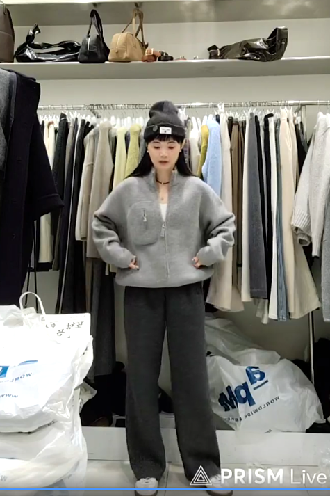 B81.質感家高領單邊口袋拉鍊外套