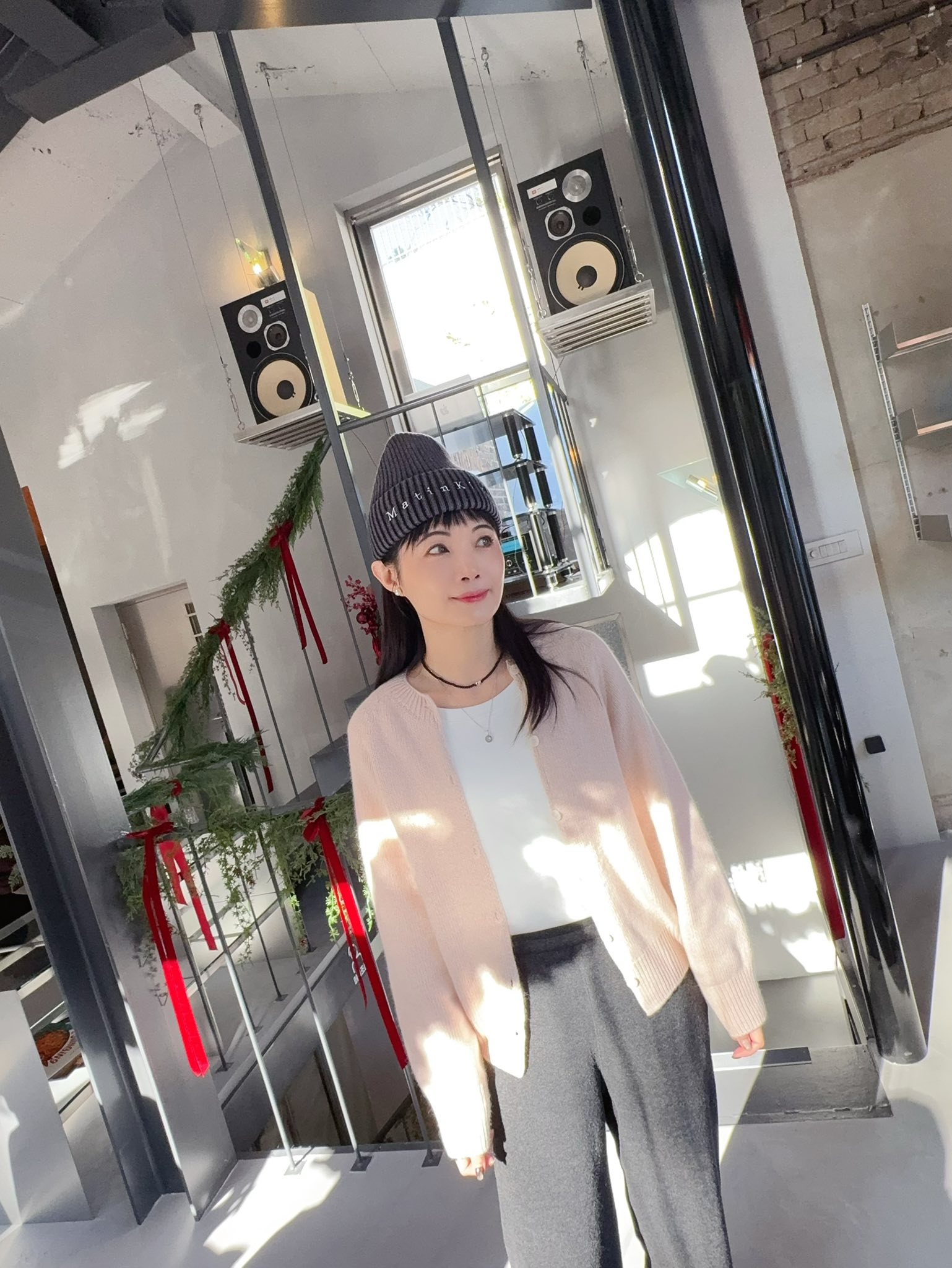 B34.顏值家浣熊混7%CASHMERE無縫外套