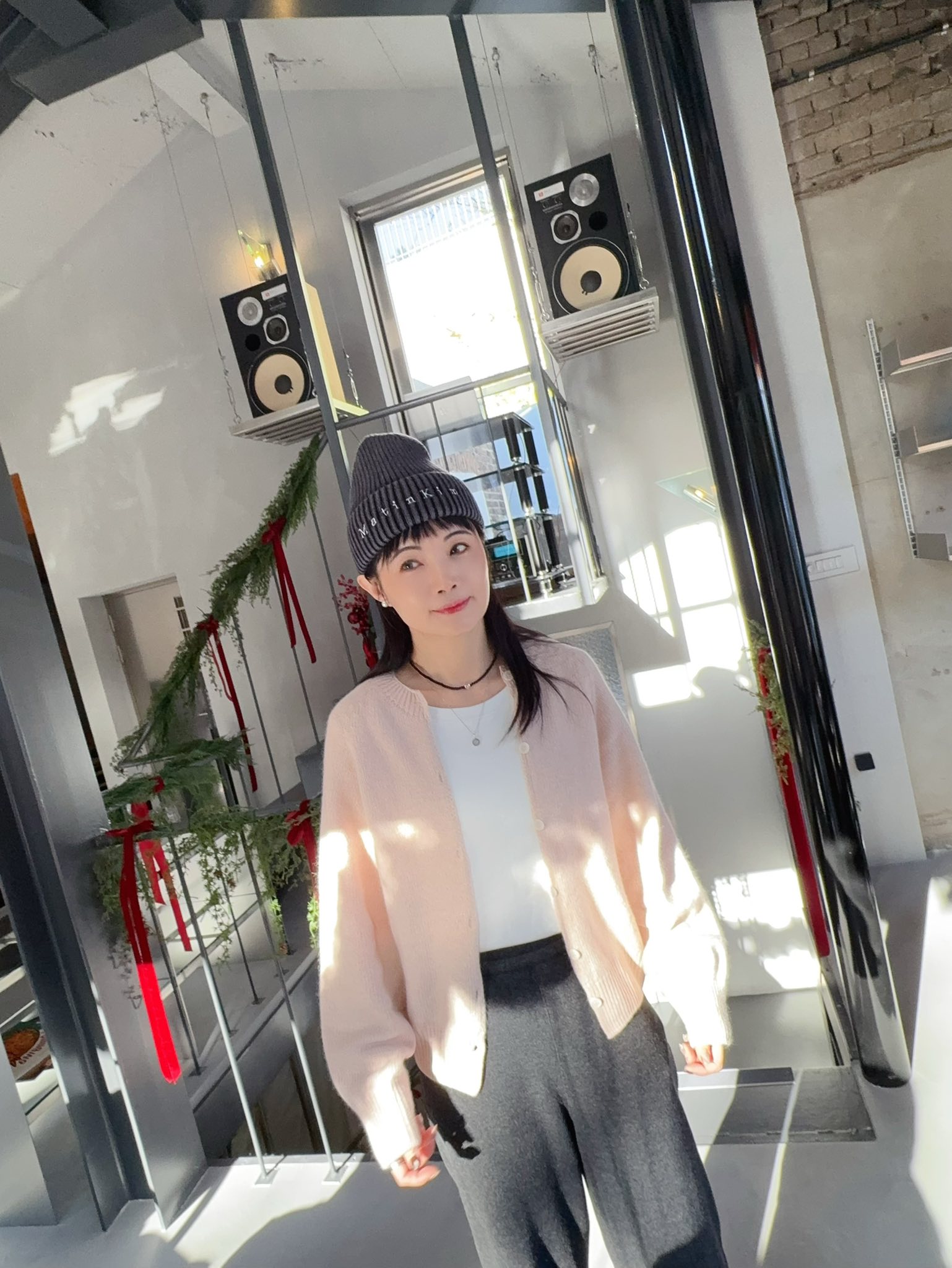 B34.顏值家浣熊混7%CASHMERE無縫外套