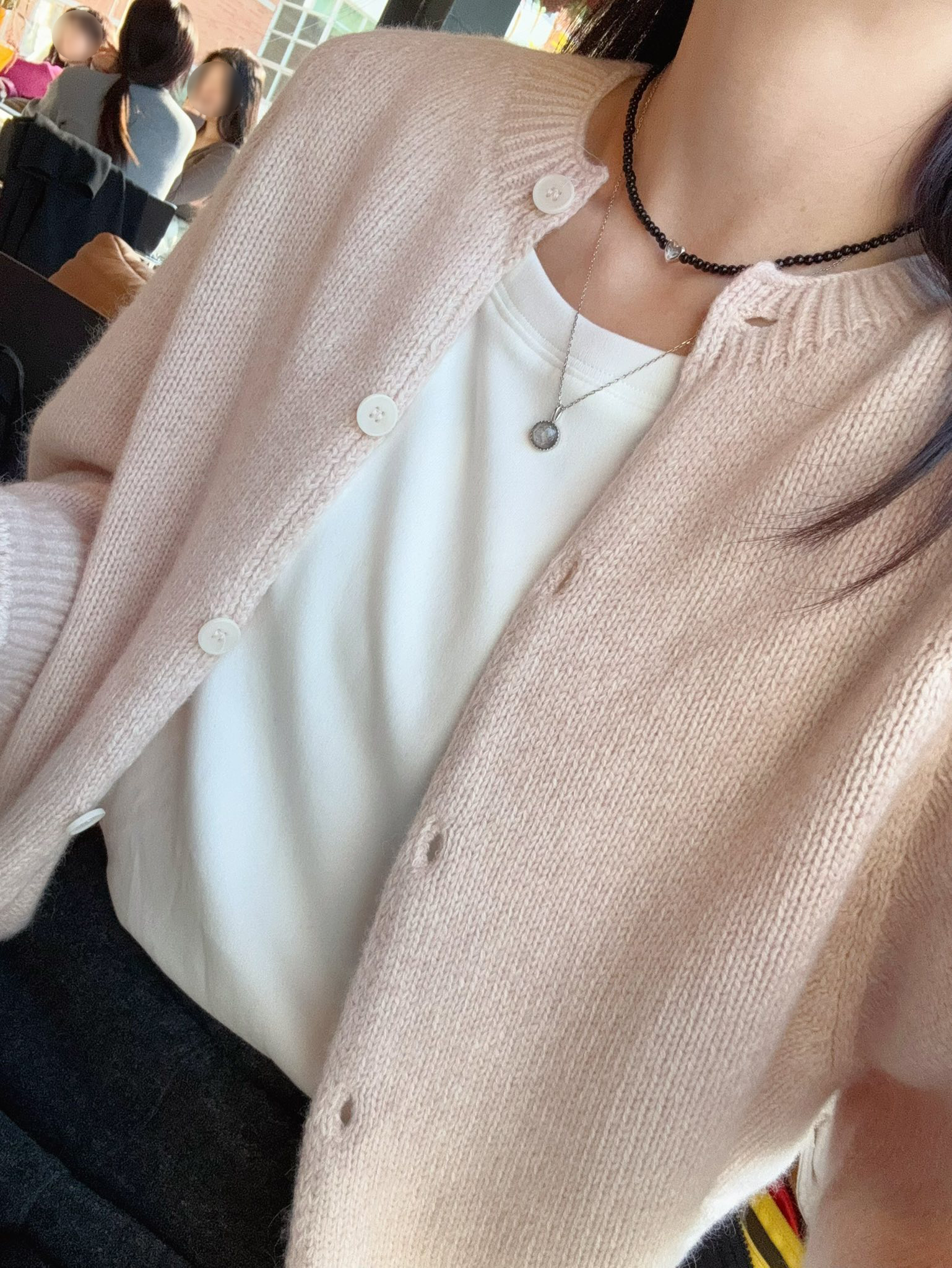 B34.顏值家浣熊混7%CASHMERE無縫外套