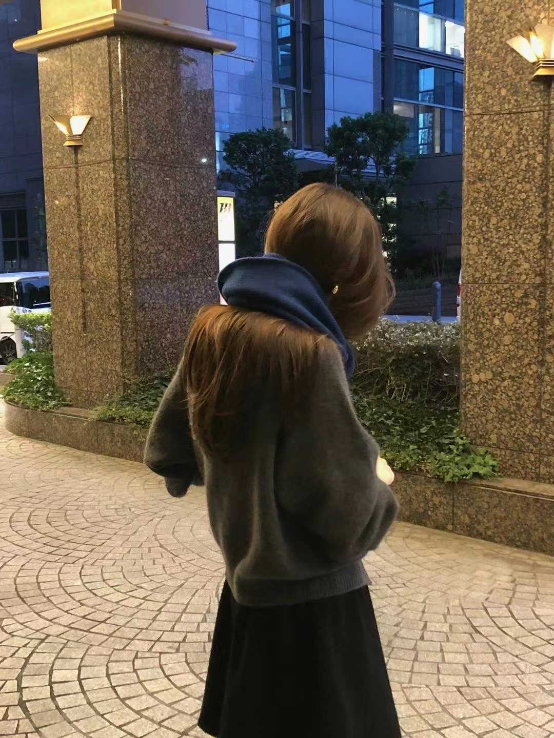 B34.顏值家浣熊混7%CASHMERE無縫外套