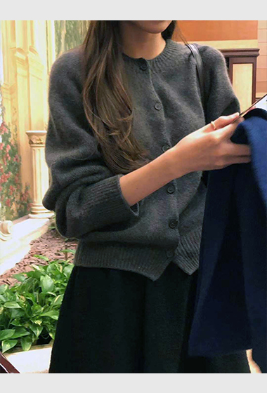 B34.顏值家浣熊混7%CASHMERE無縫外套