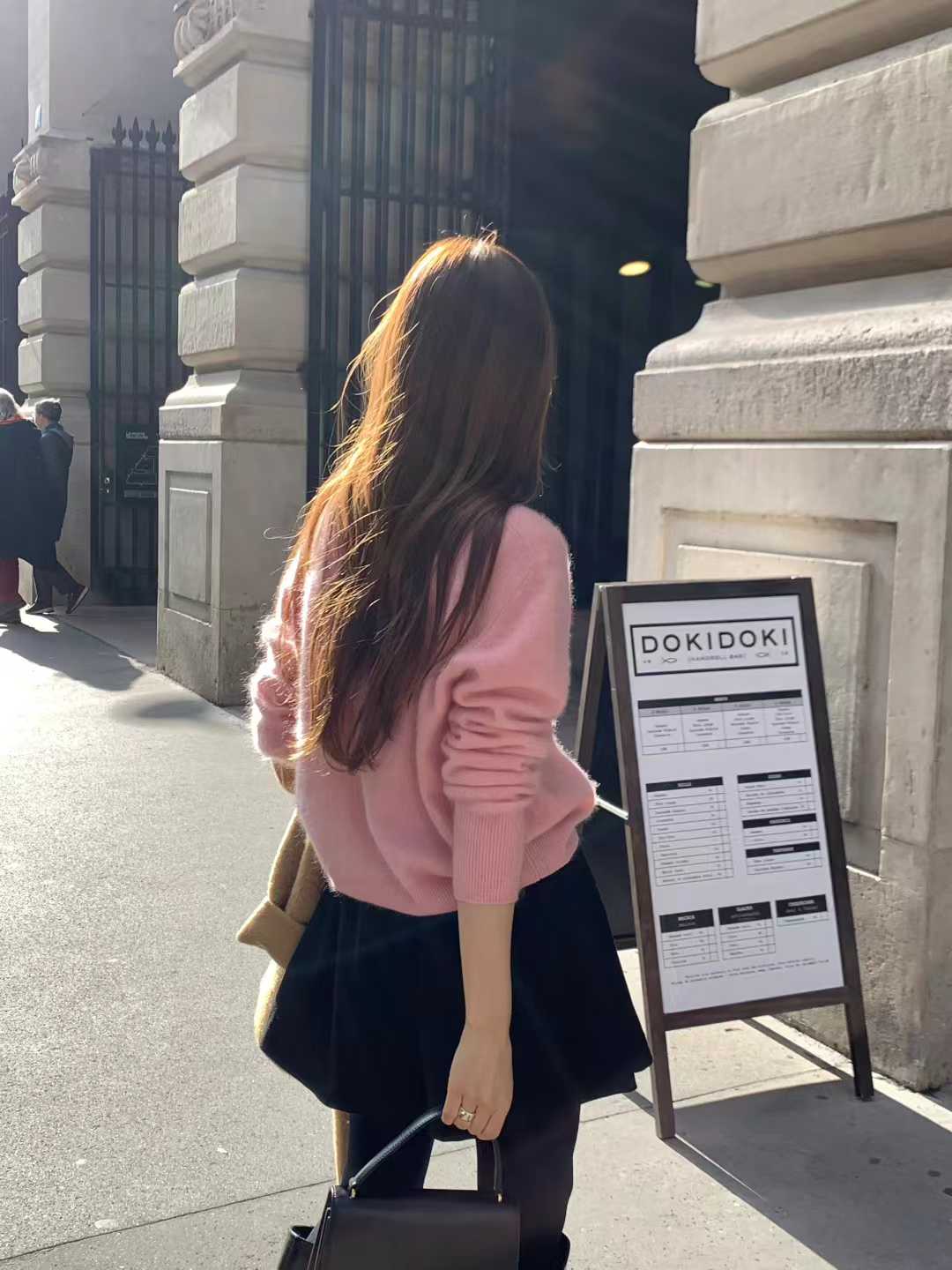 A17.顏值家V領柔美5%CASHMERE小外套