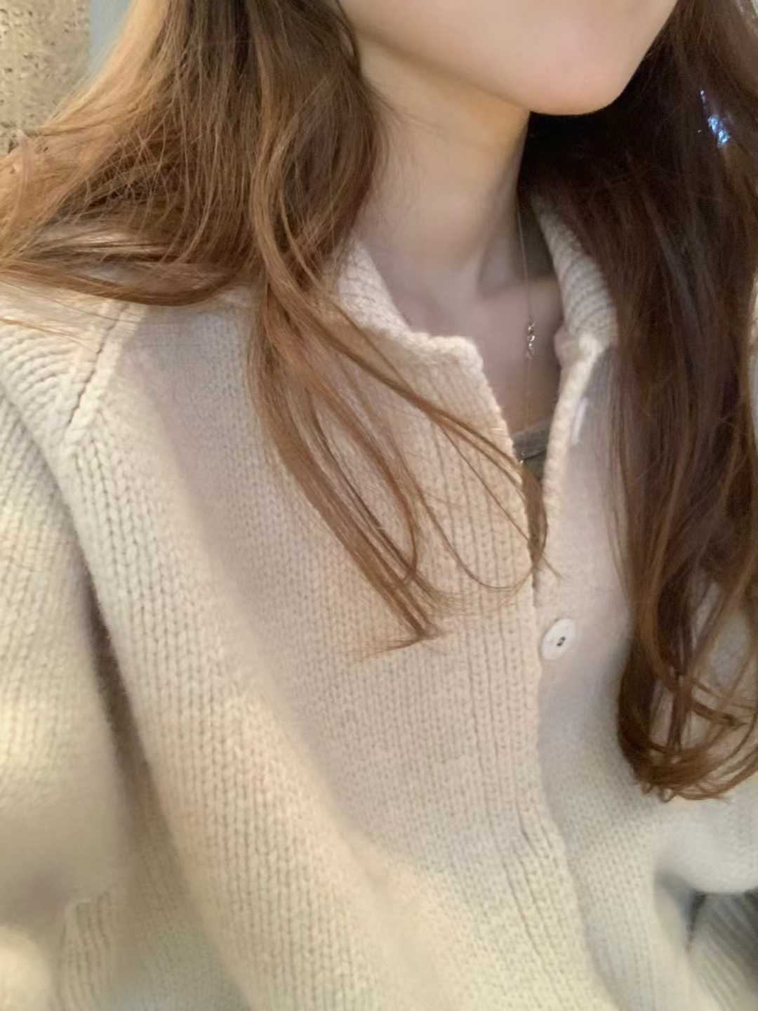 A54.顏值家日系翻領針織外套