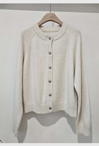 B62.星星家愛心銀釦羊絨小外套