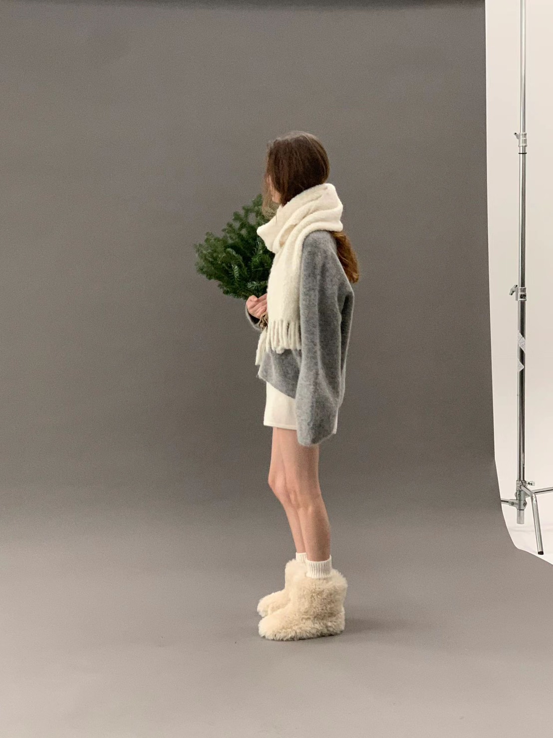 A25.顏值家駝羊毛V領排釦無縫外套