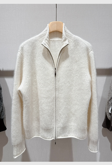 B07.甜甜華夫格100%cashmere外套