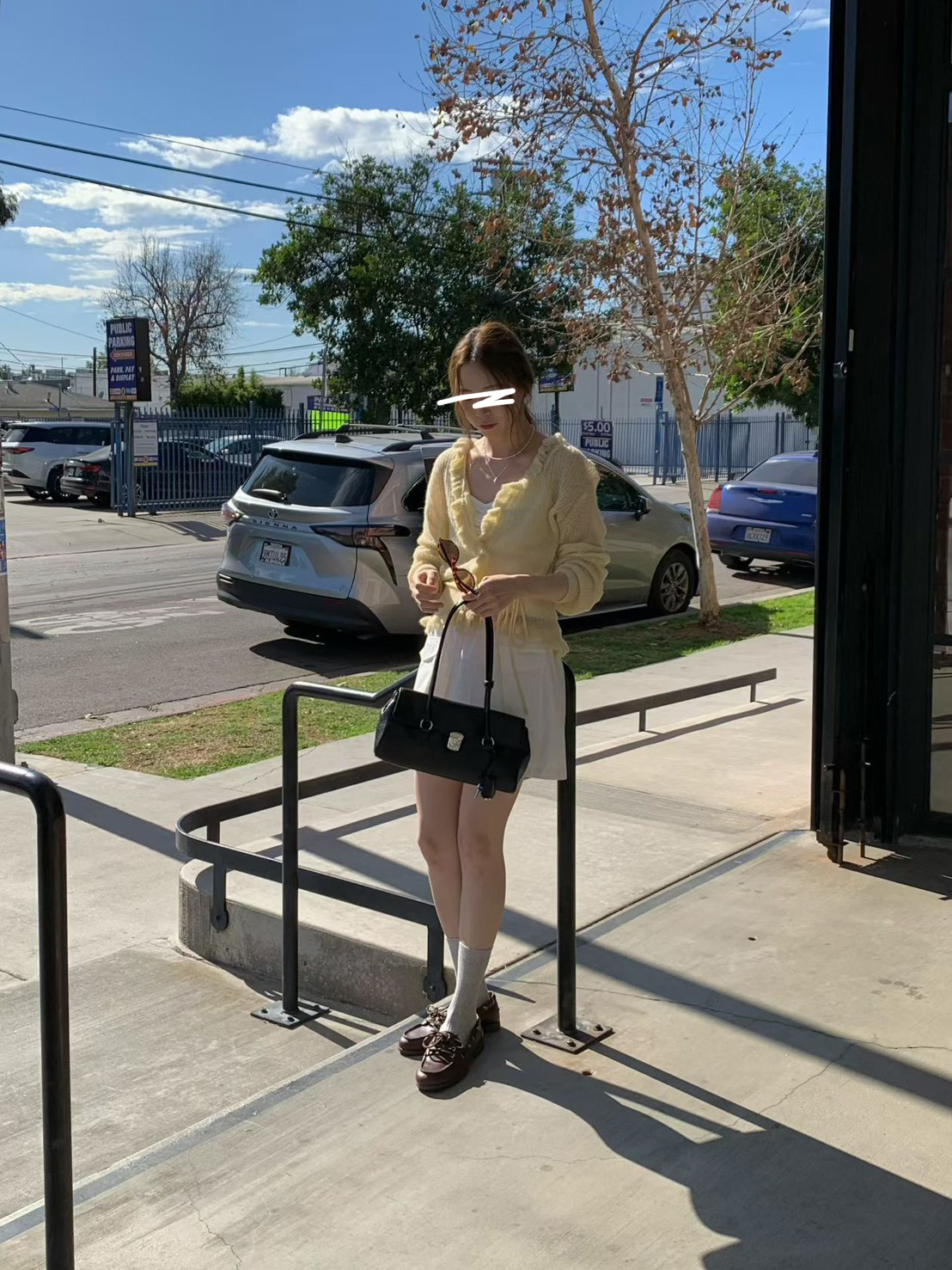 B57.浪漫小波浪粉彩針織小外套