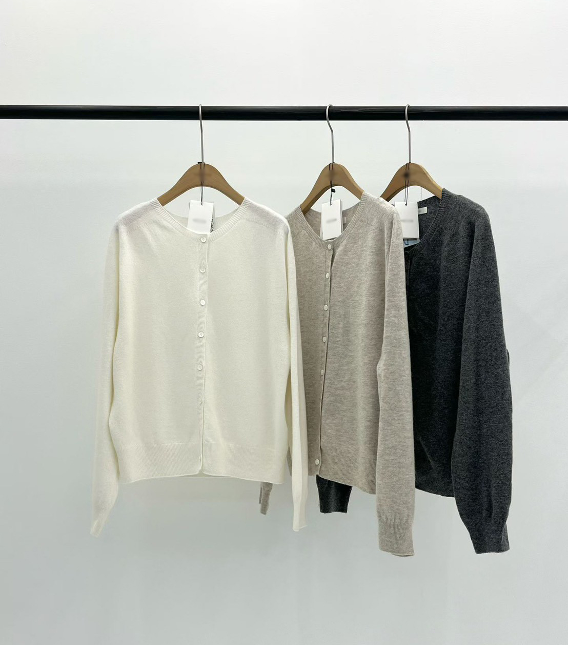 B12.大V家典雅80%WOOL圓領針織小外套