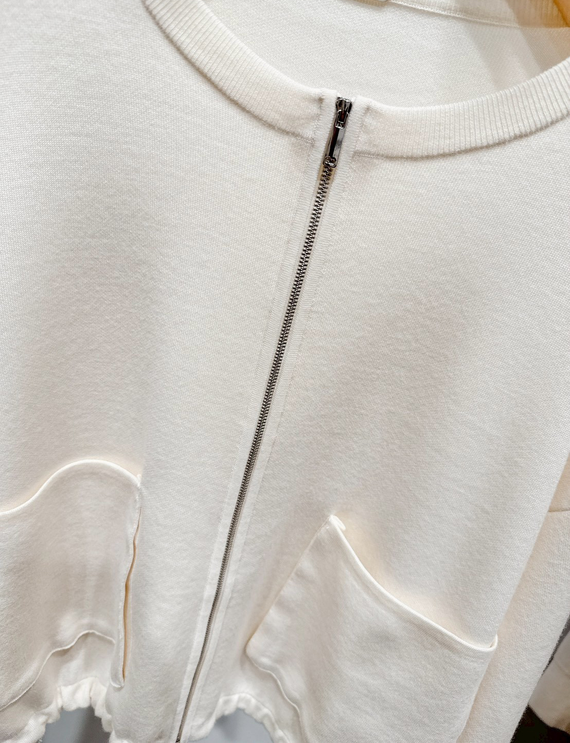 B10.春日美麗諾羊毛拉鍊口袋外套