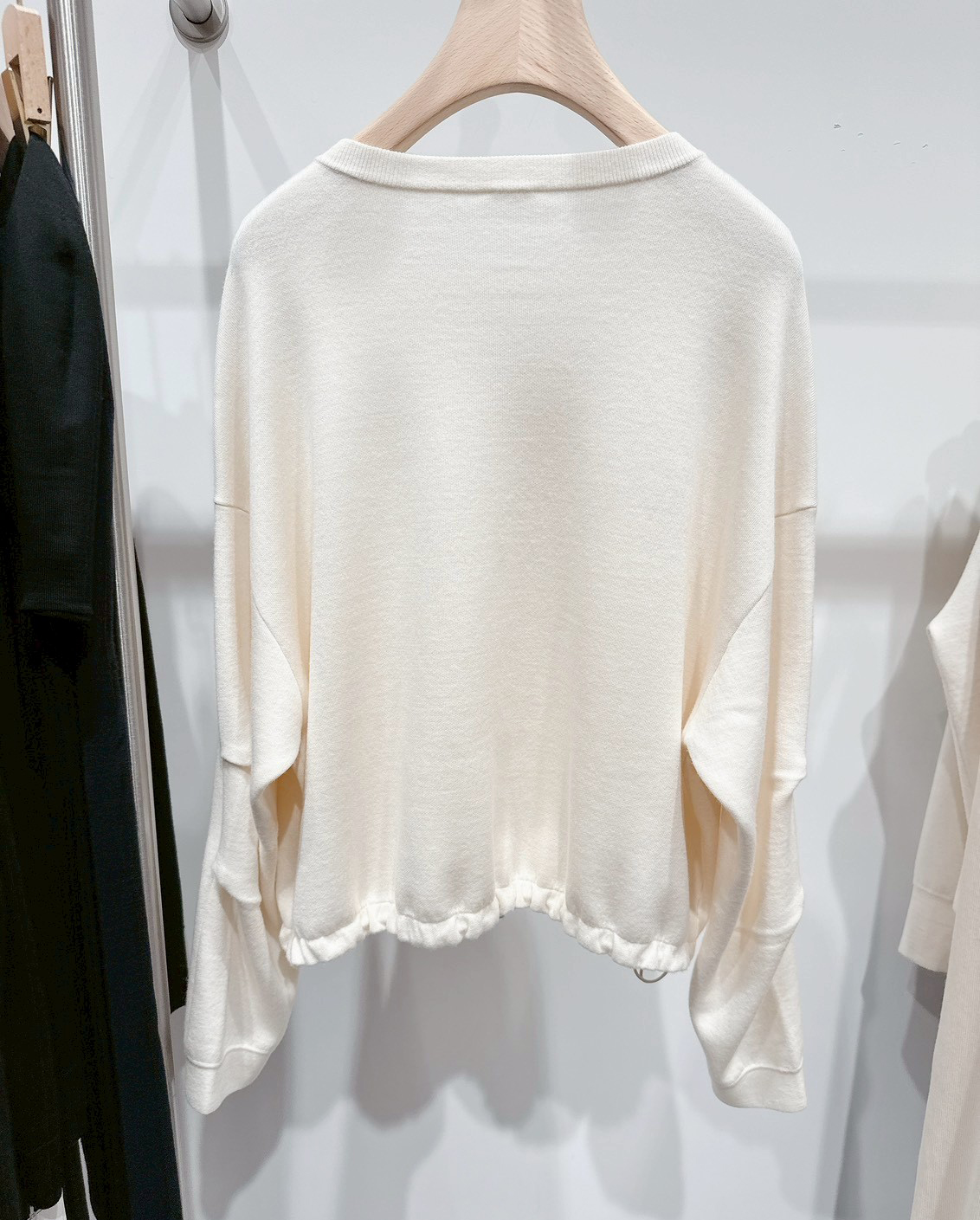 B10.春日美麗諾羊毛拉鍊口袋外套