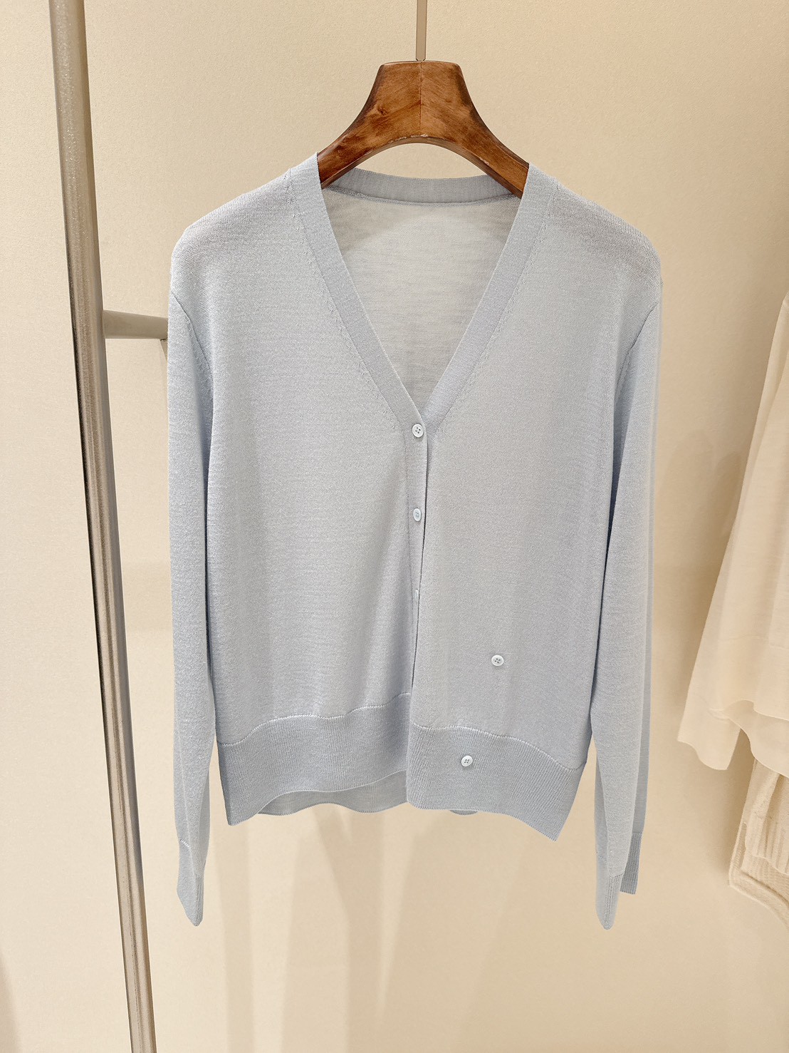 B09.初春溫柔女孩V領針織小外套