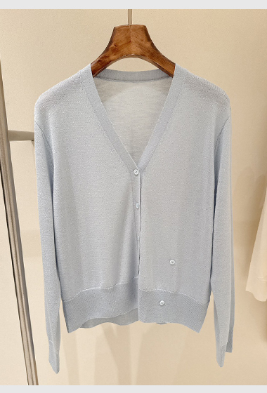 B09.初春溫柔女孩V領針織小外套