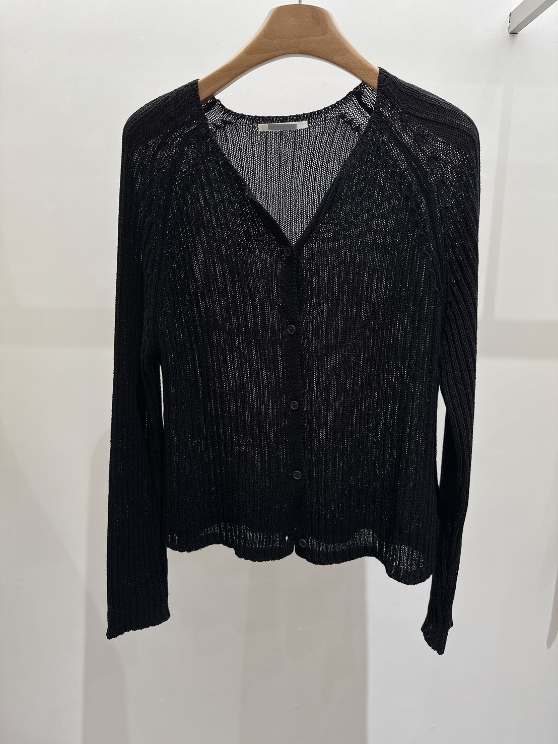 A13.好身材坑條排釦針織小外套