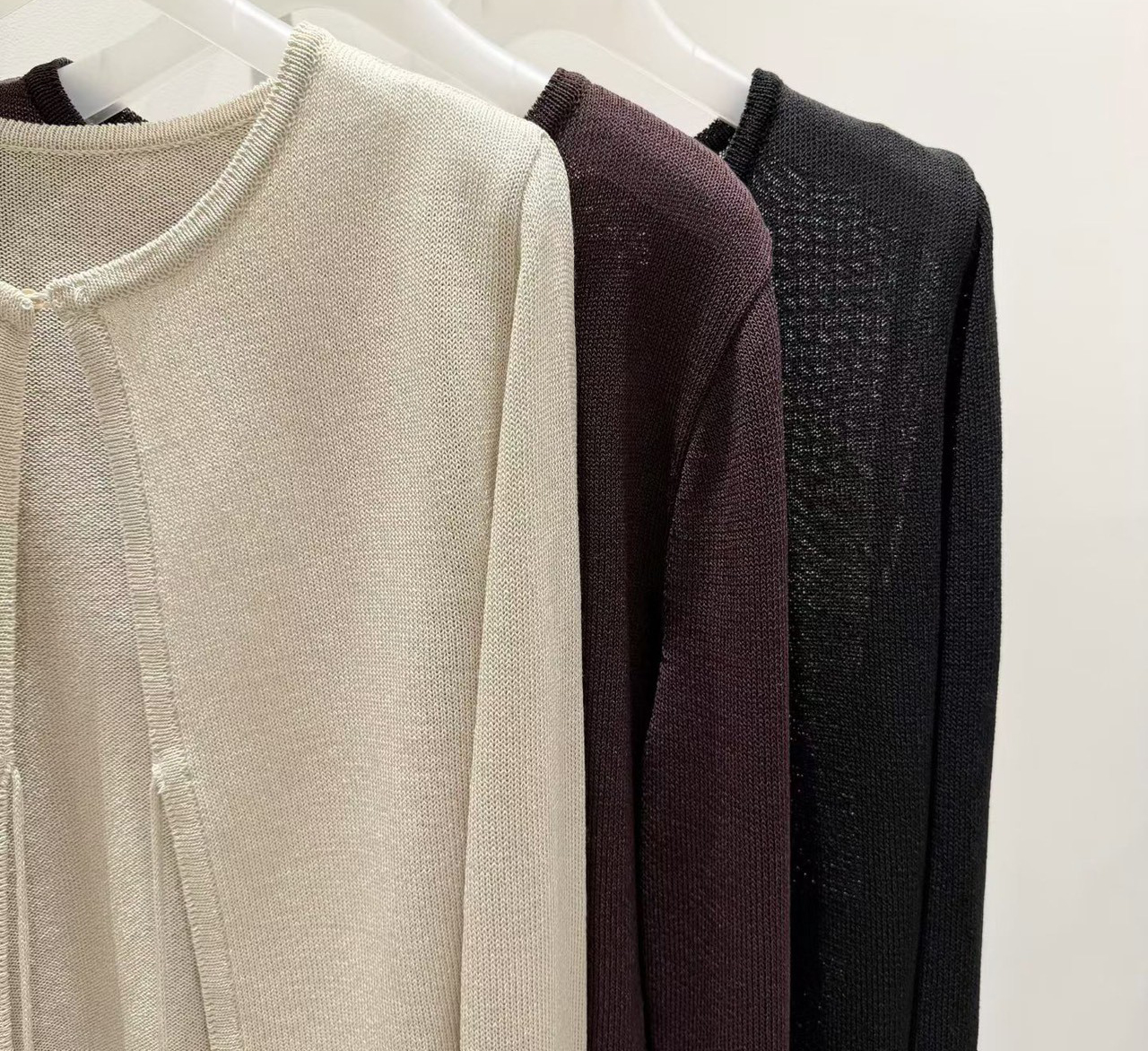 A26.質感家正反兩穿綁帶針織外套